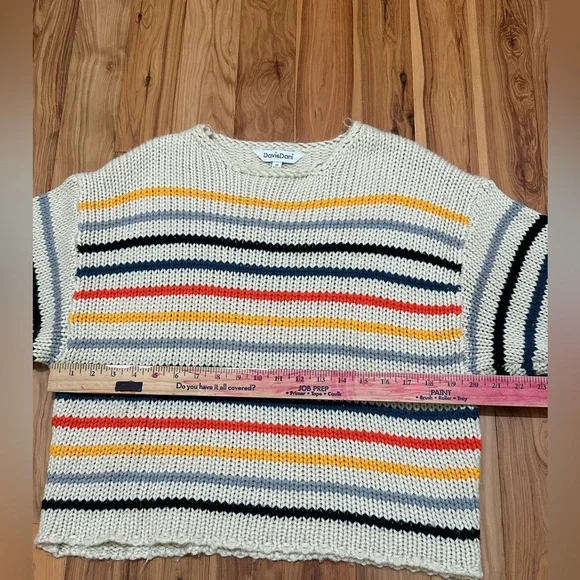 DAVI & DANI Colorful Striped Sweater - Picture 5 of 6